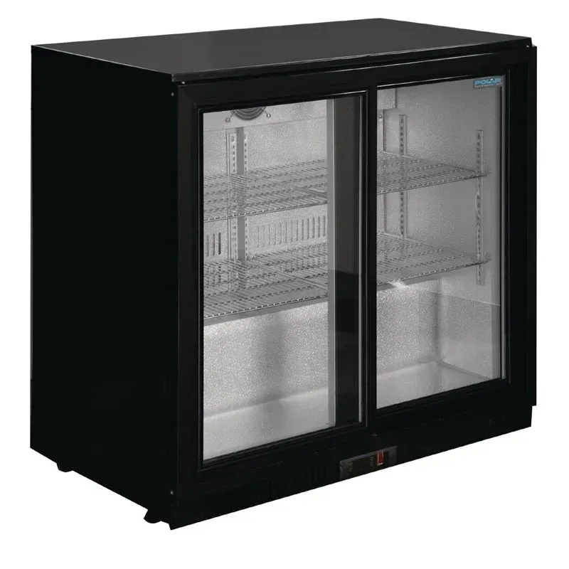 Polar G-Serie Barkühlschrank mit 2 Schiebetüren 208 Liter