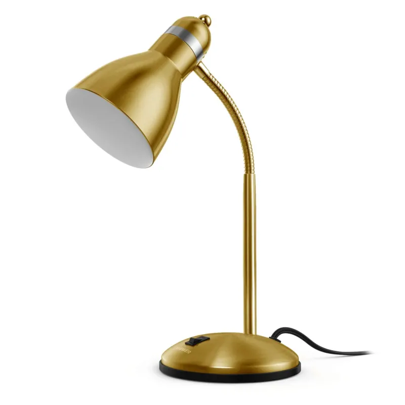 Metal Desk Lamp with Adjustable Gooseneck Table Lamp. Eye protection lamp