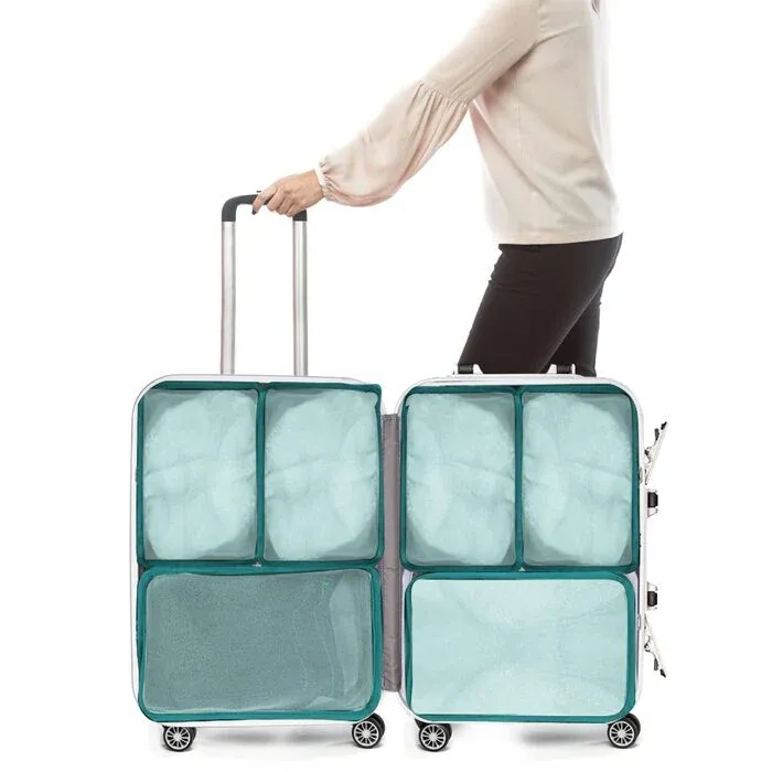 Packing Cubes Suitcase Organizer Suitable for Family Travel, Travel Set for Family Storage, Zipper