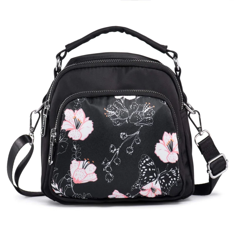 Small shoulder bag handbag shoulder bag tote bag mini backpack nylon bag