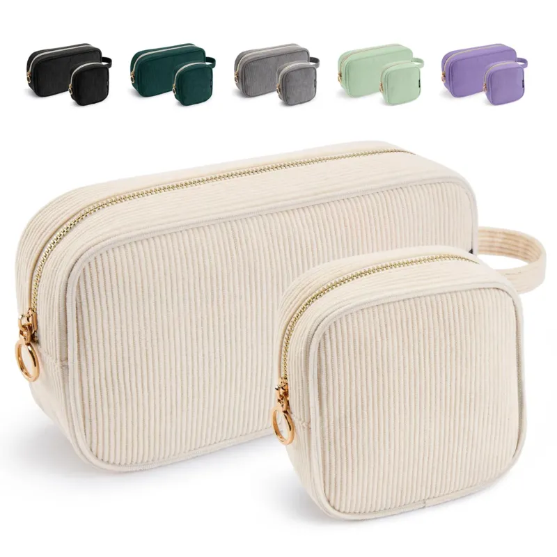 Cosmetic Bag Set Cord Make Up Bag for Handbag