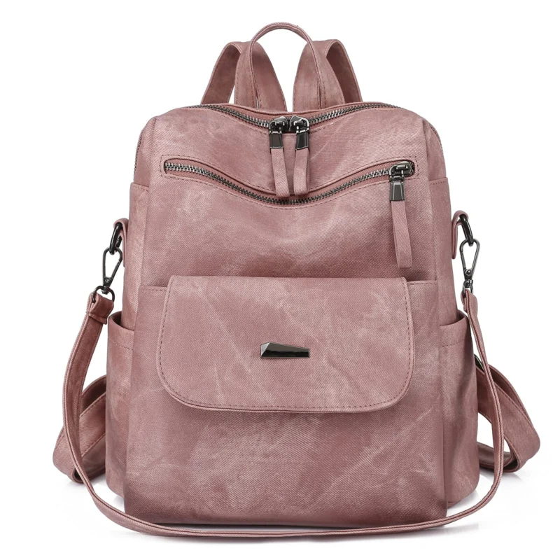 Backpack Waterproof Anti-Theft, Travel Multipurpose Convertible Purse Shoulder Bag