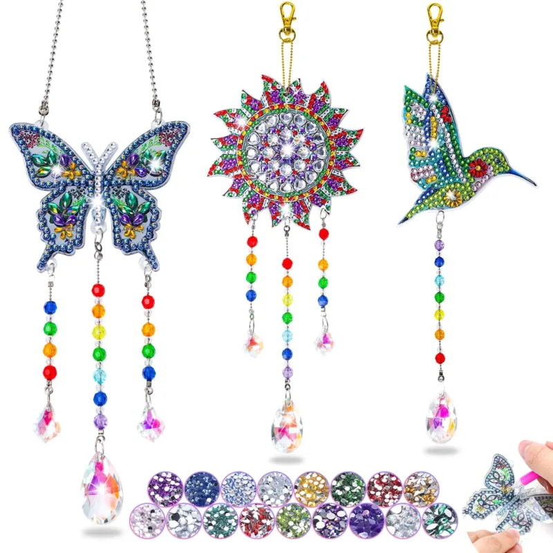 Diamond Painting Toy Suncatcher Crystals For Hanging Wind Chimes Crafting
