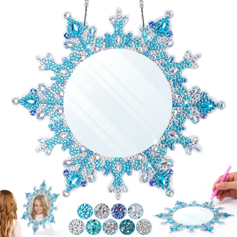 Kids Birthday Craft Diamond Painting Mirror Craft Kit Kids