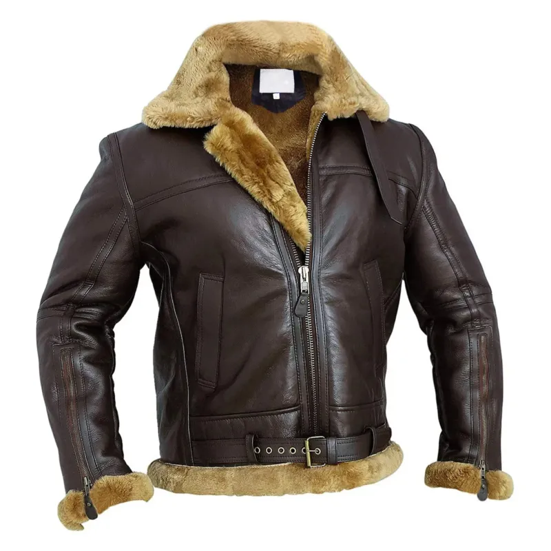 B3 - Pilotenjacke aus gewendetem Lamm für Luxus und Wärme – Velloura